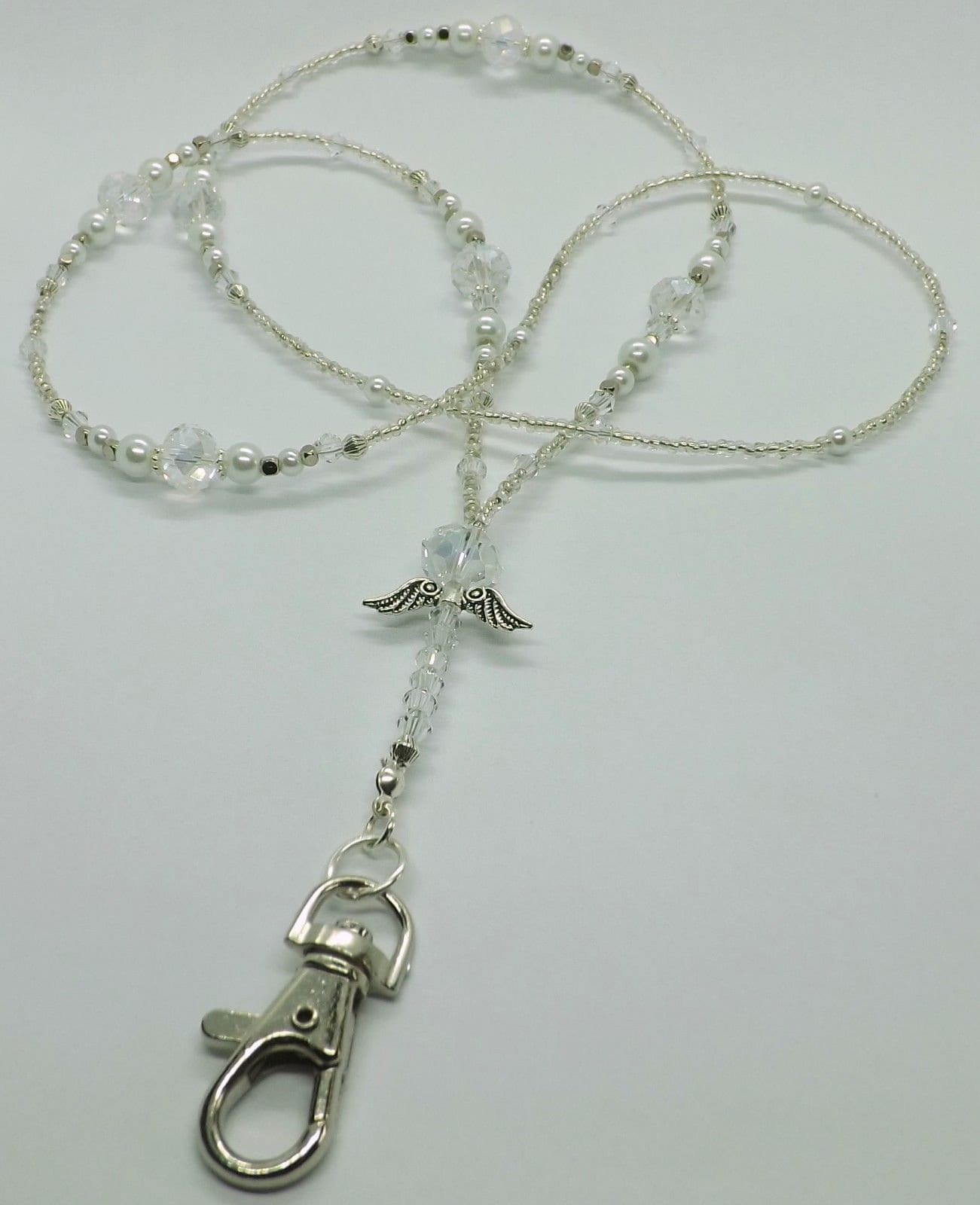 ID Lanyard Guardian Angel Lanyard Cruise Lanyard Handmade