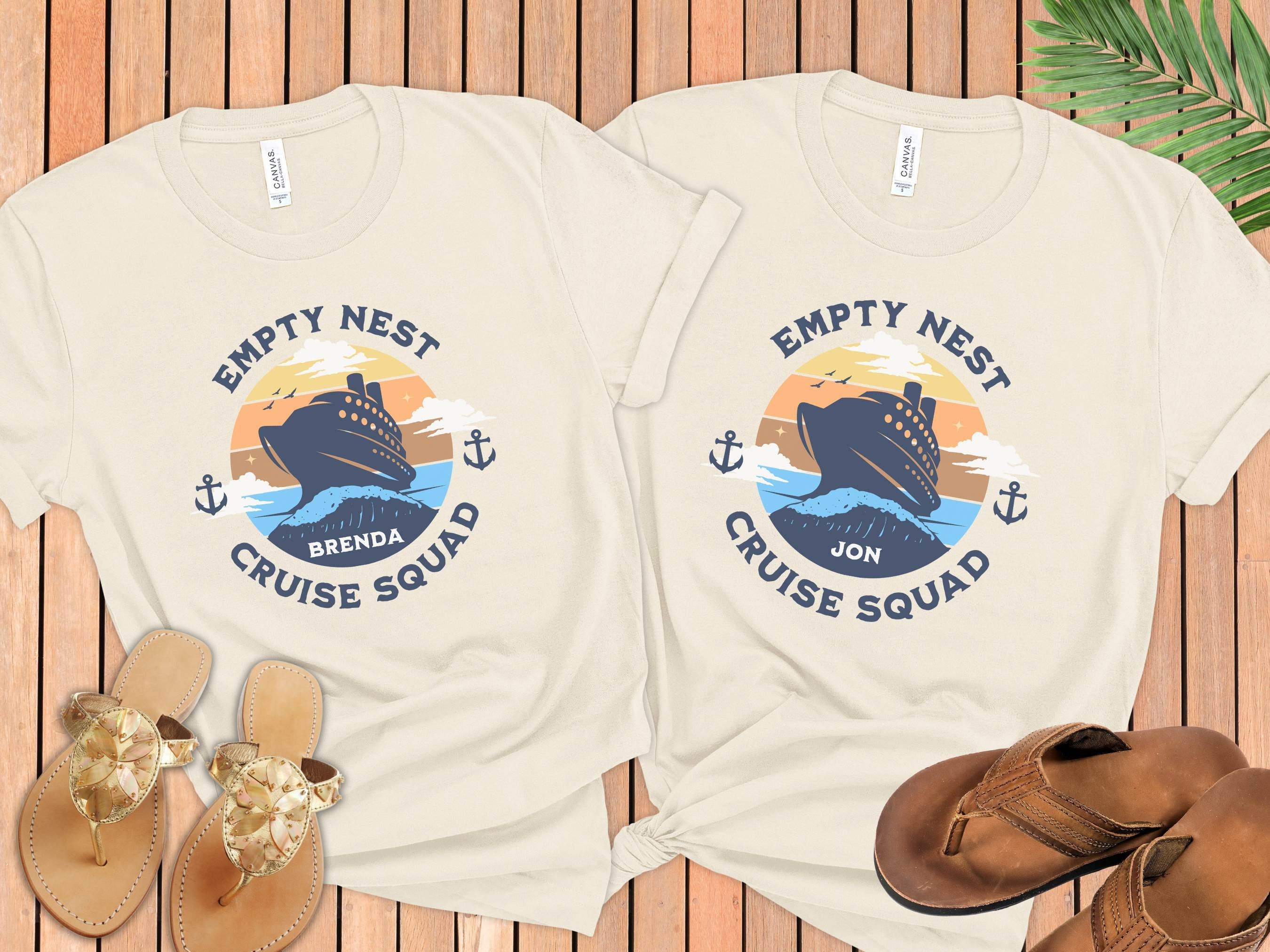 Personalized Empty Nester Cruise Squad Shirt, Custom