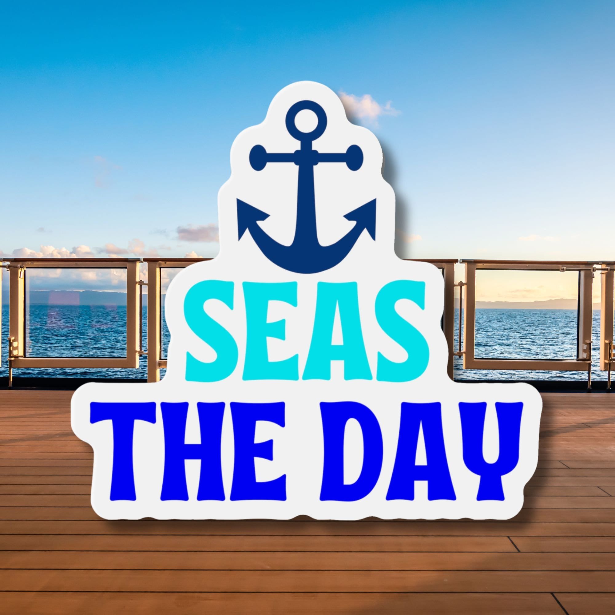 Seas the Day Cruise Door Magnet, Anchor Magnets